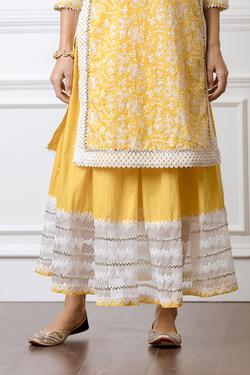 Flora Kurta with Skirt Set