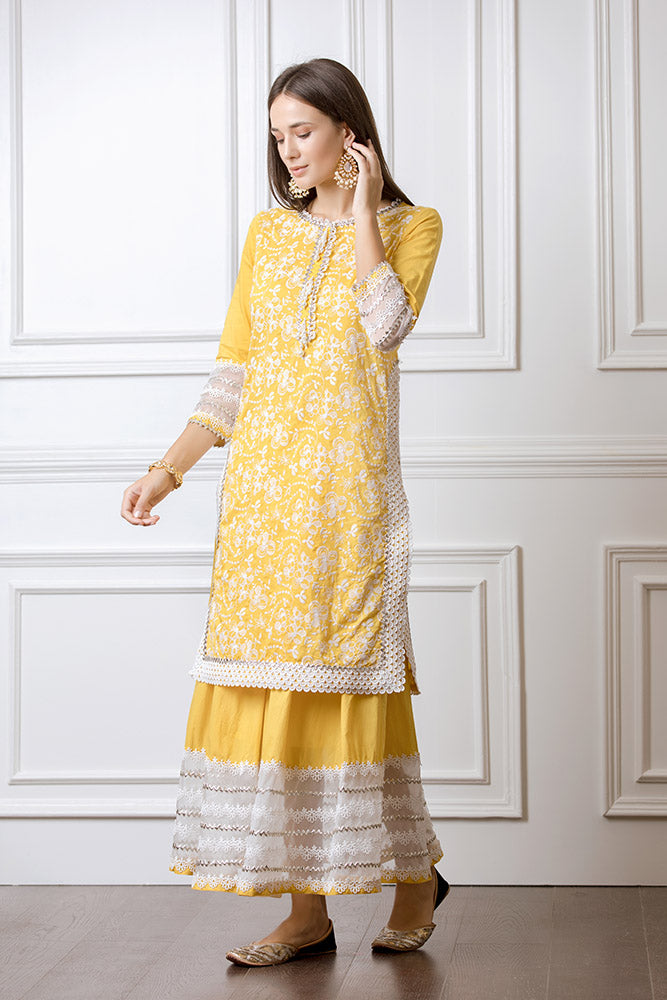 Mulmul Flora Kurta
