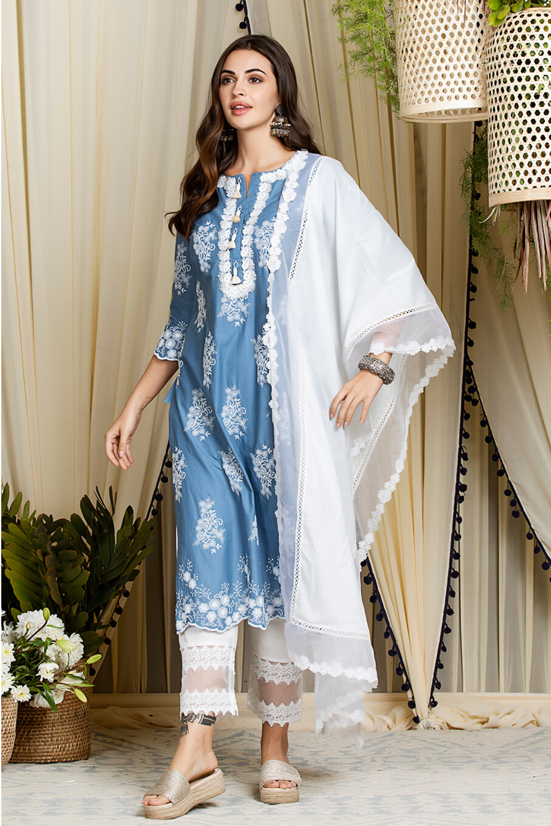Perla Supima Cotton Kurta Set