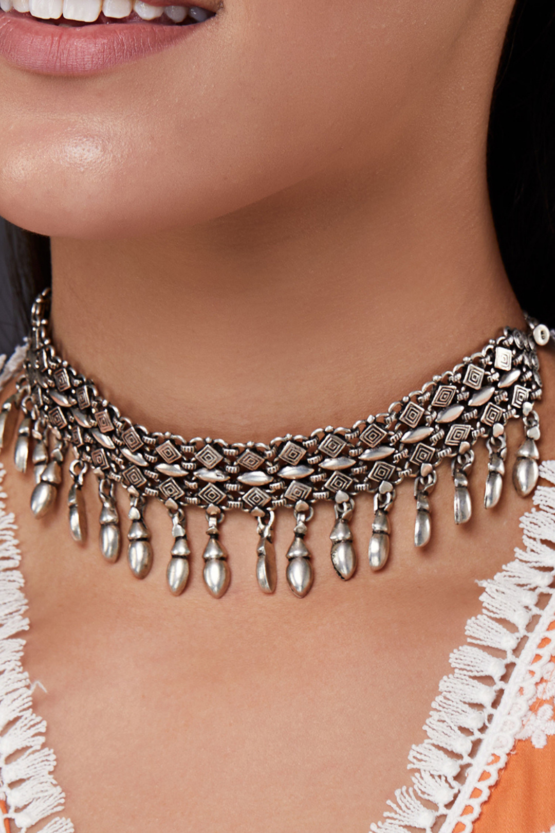 Pure Silver Sara Choker