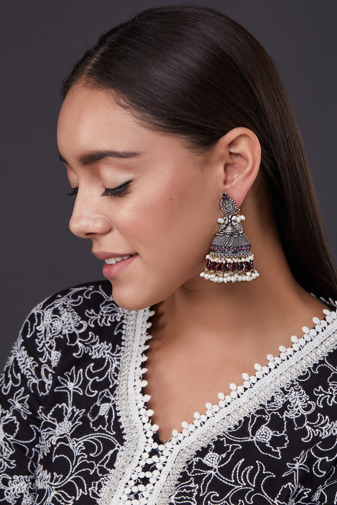 Pure Silver Anuradha Earrings