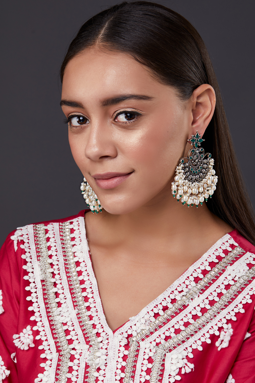 Pure Silver Aniha Earrings