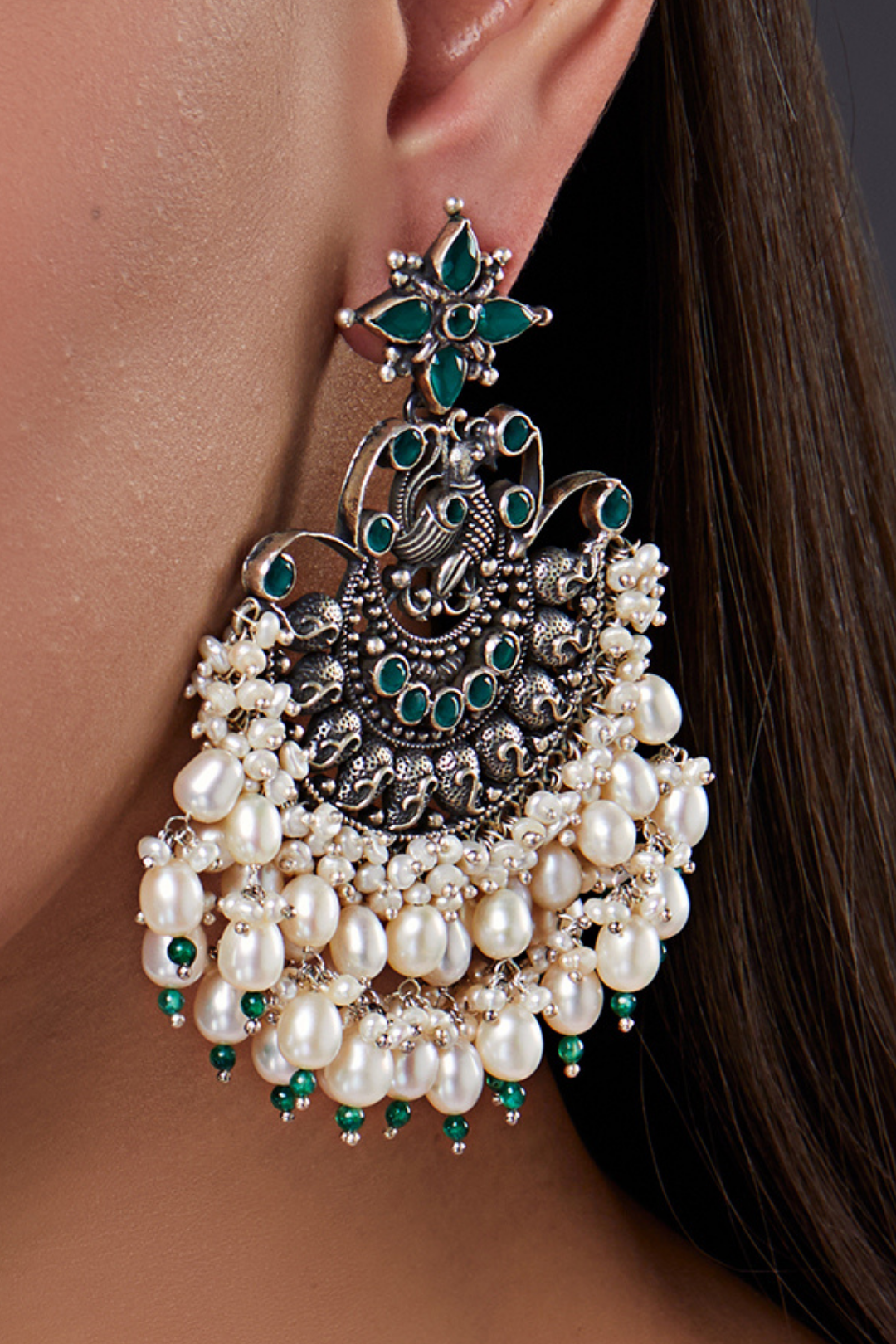 Pure Silver Aniha Earrings