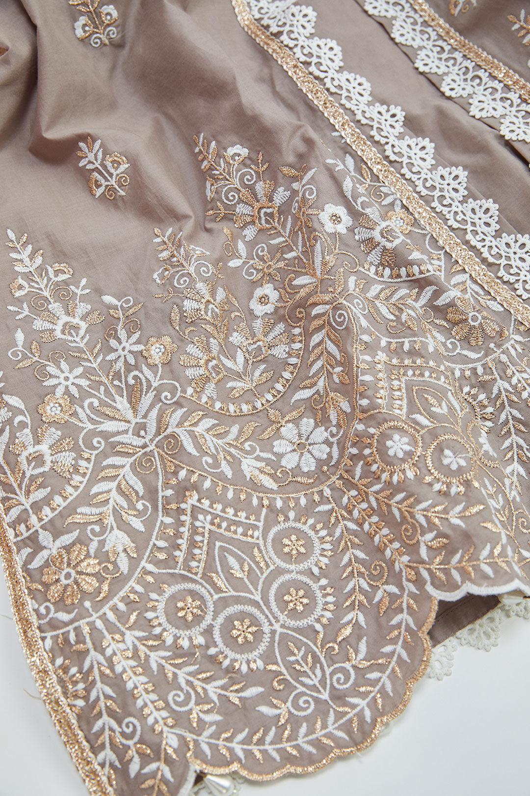 Swan Supima Cotton Grey Kurta Set