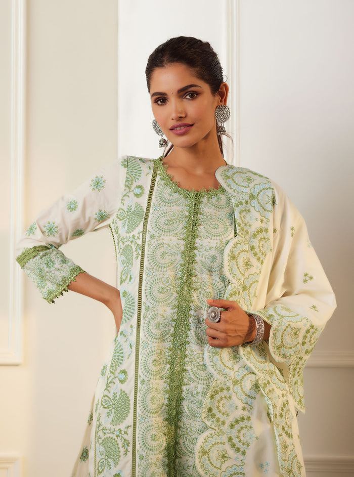 Mulmul Supima Cotton Soleil  Kurta