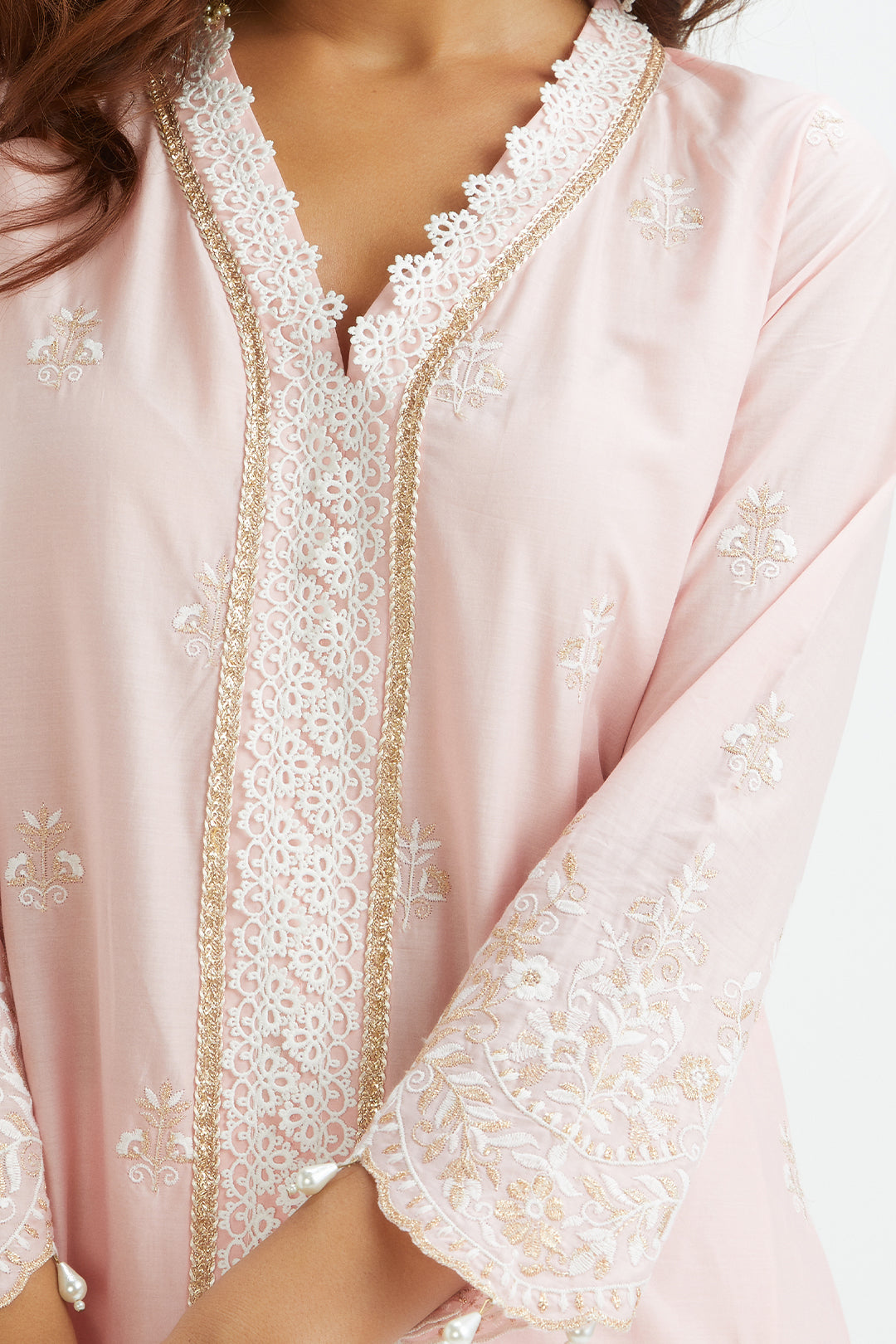 Swan Pink Kurta