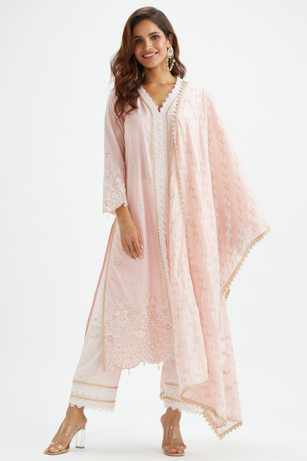 Swan Pink Kurta