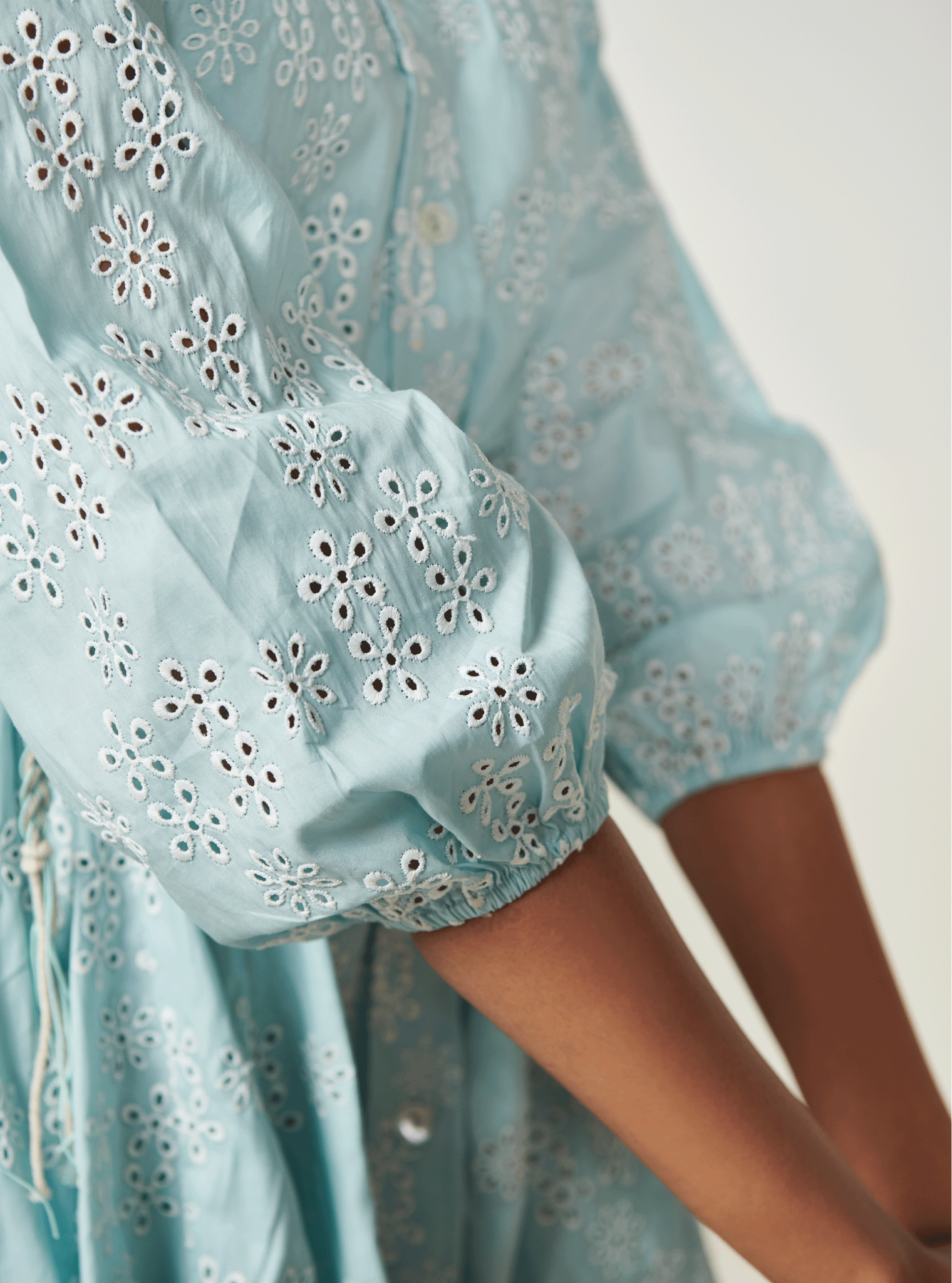 Peyton Cotton Blue Dress