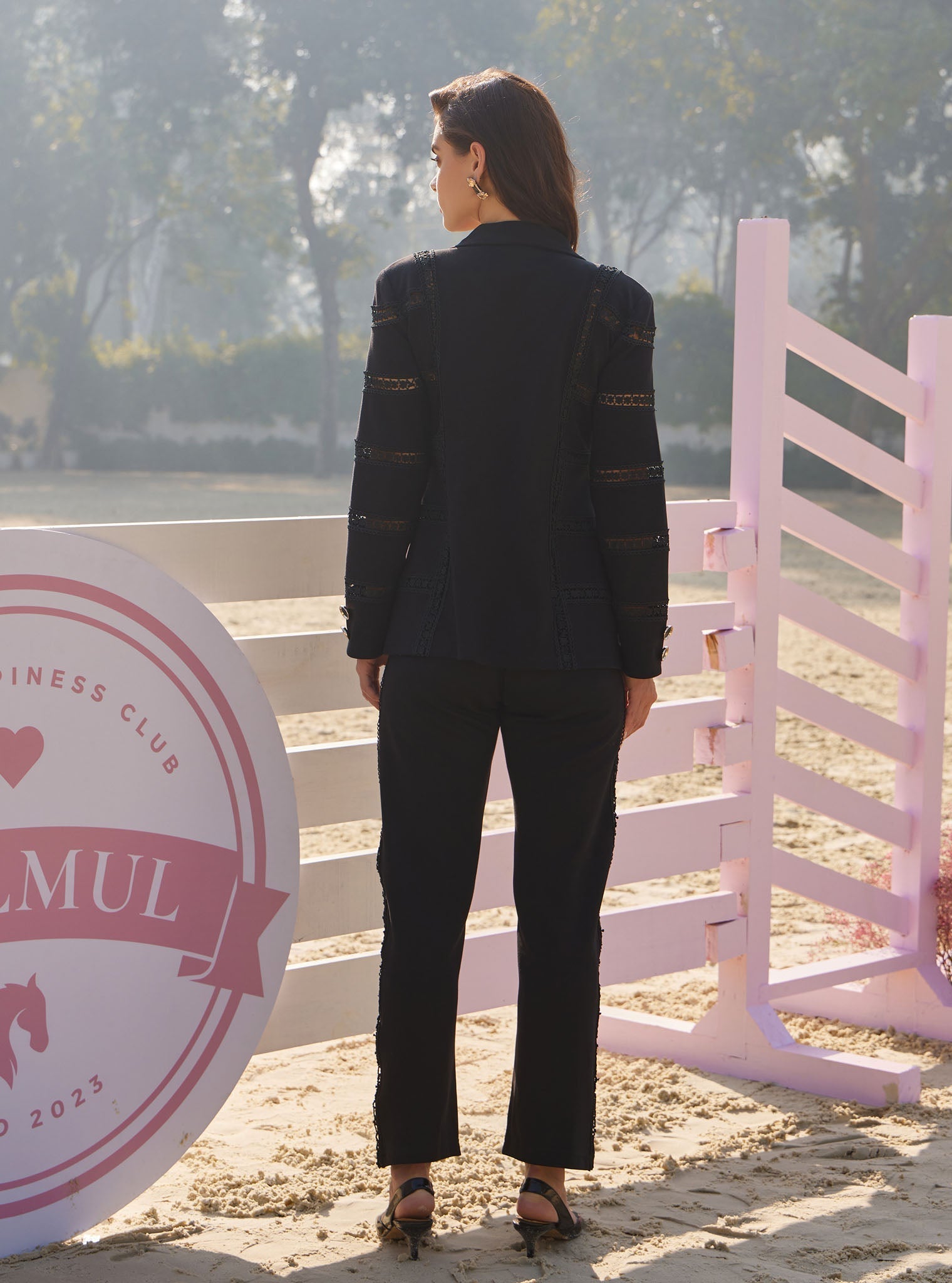 Mulmul Spacer Attica Black Pant