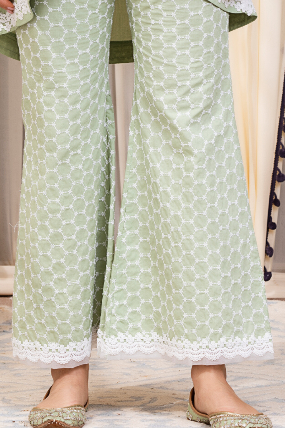 Mulmul Supima Cotton Zeta Bellbottom