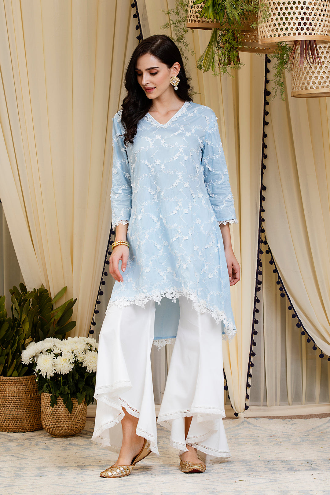 Jasmine Kurta Blue