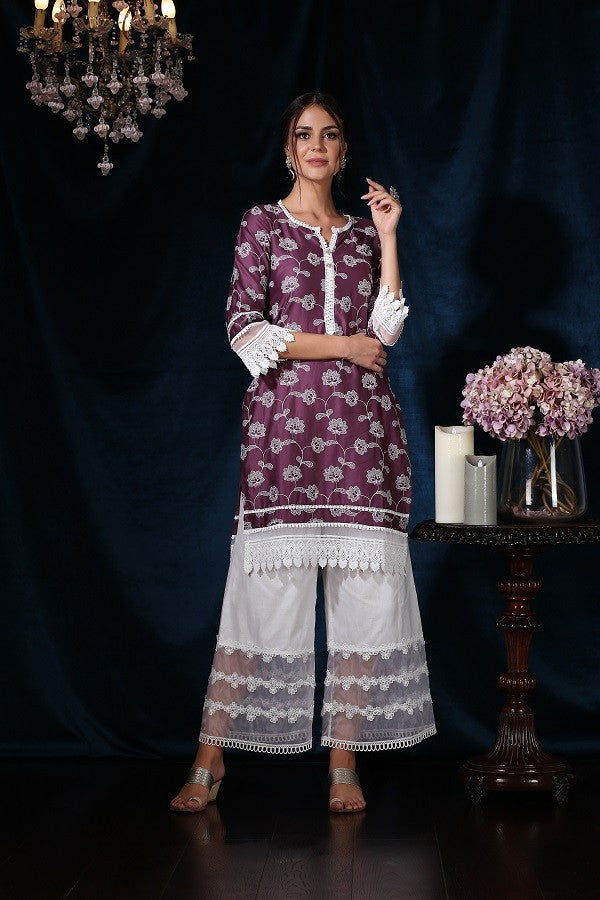 Iris Kurta (Purple)
