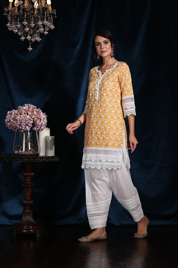 Ivy Kurta (Mustard)