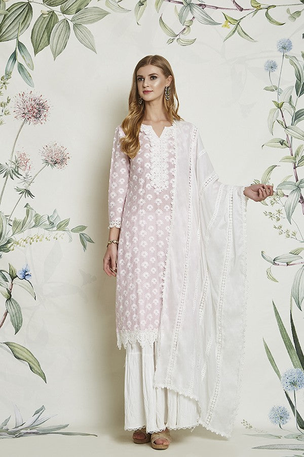 Insert Dupatta White