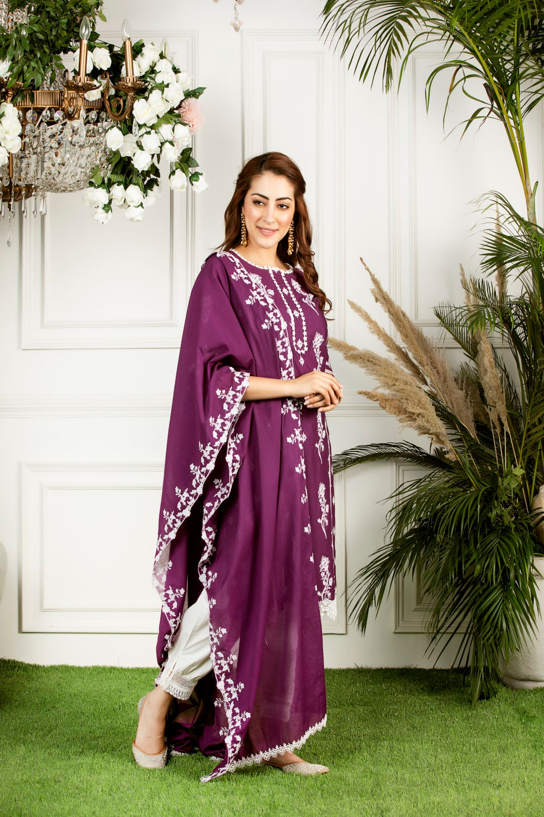 Mulmul Supima Cotton Lily Dupatta