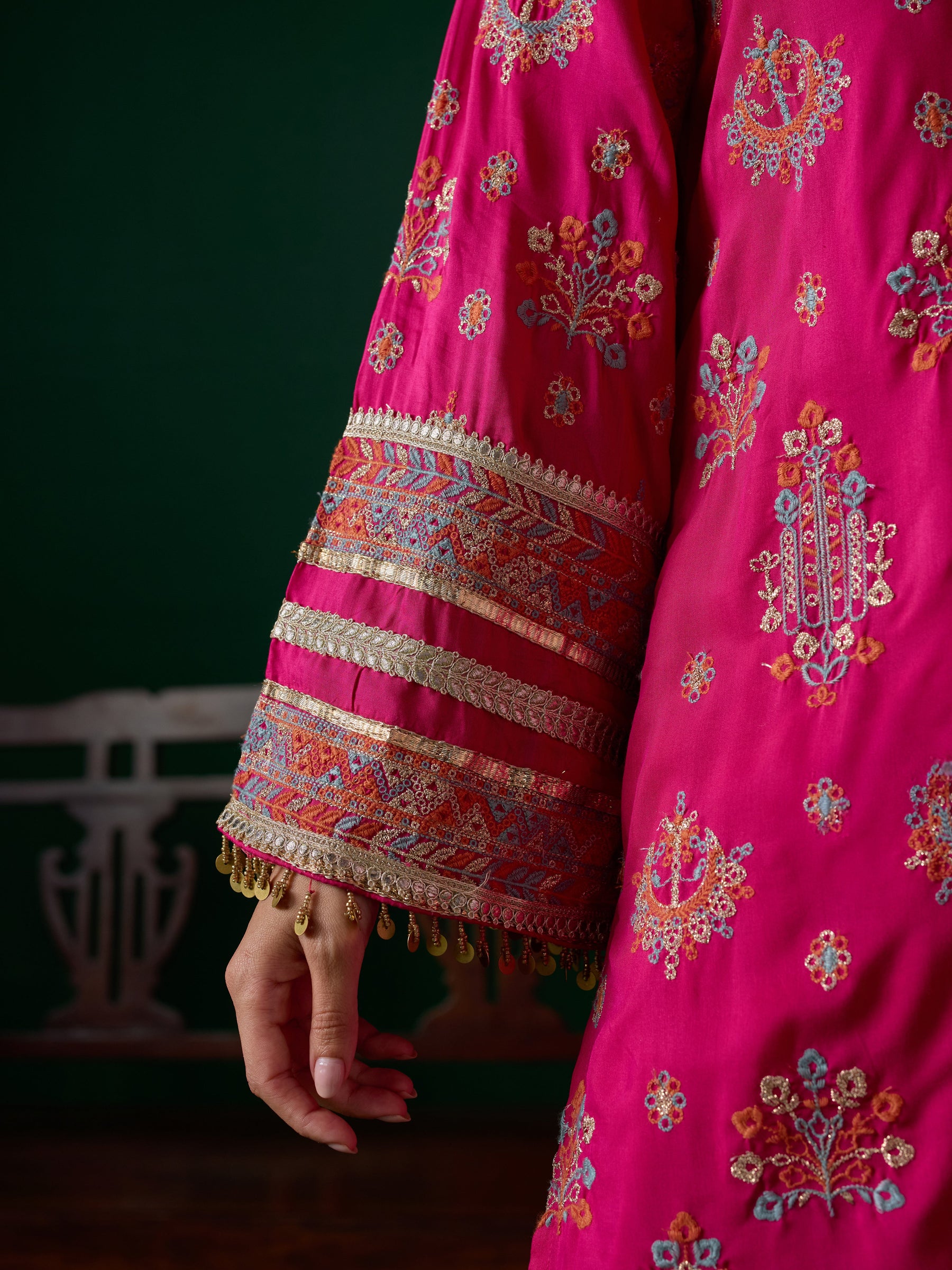 Noreya Lawn Fuschia Kurta Set