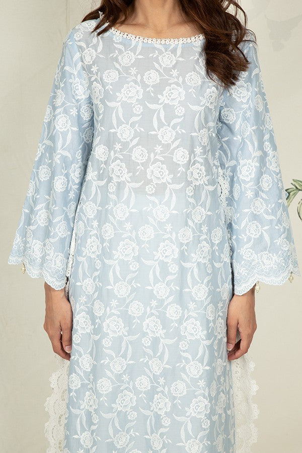 Rosebud Kurta Blue