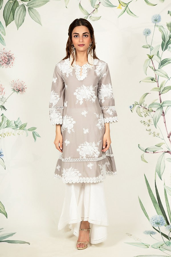 Sunflower Kurta and Bell Bottom