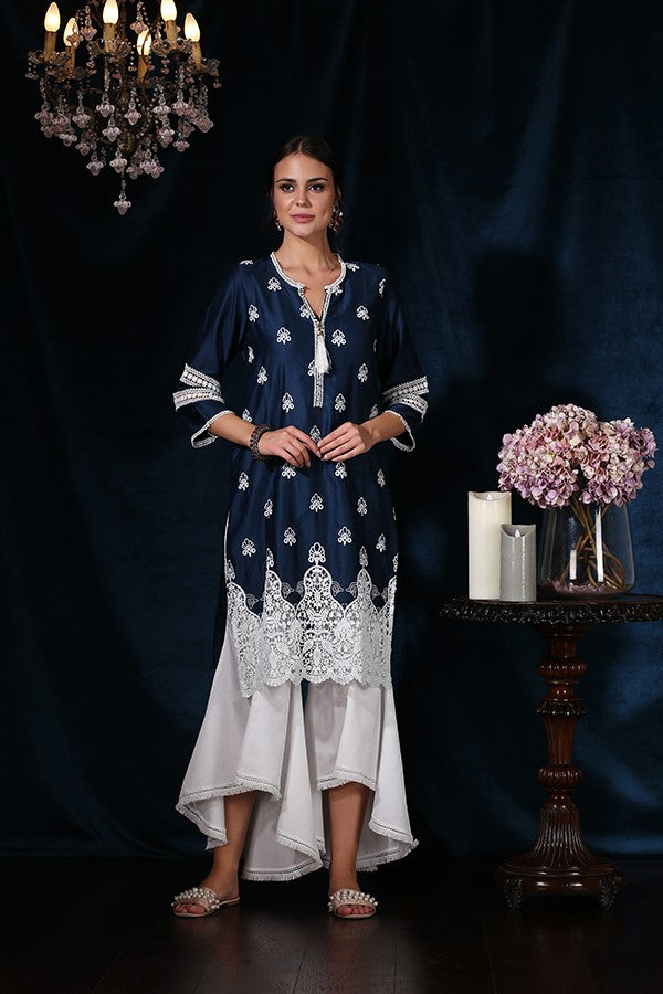Willowbrook Kurta (Navy Blue)
