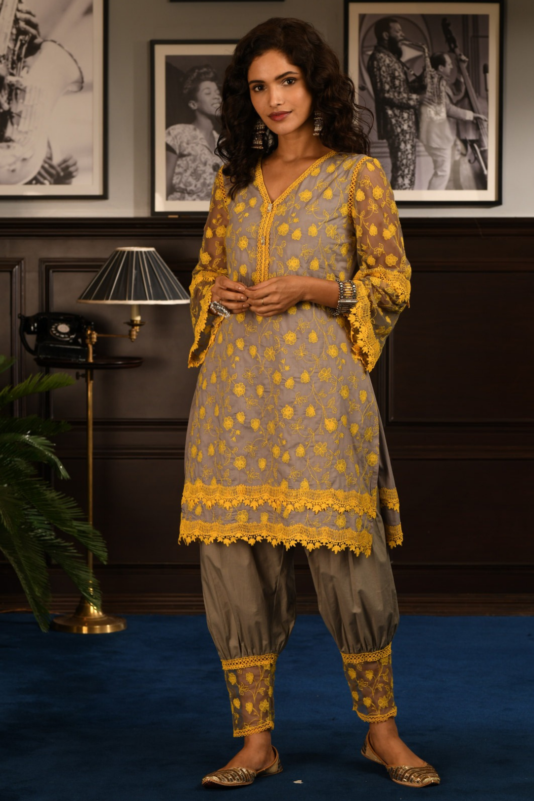 Mulmul Cotton ALEEZA Kurta With ALEEZA PANT