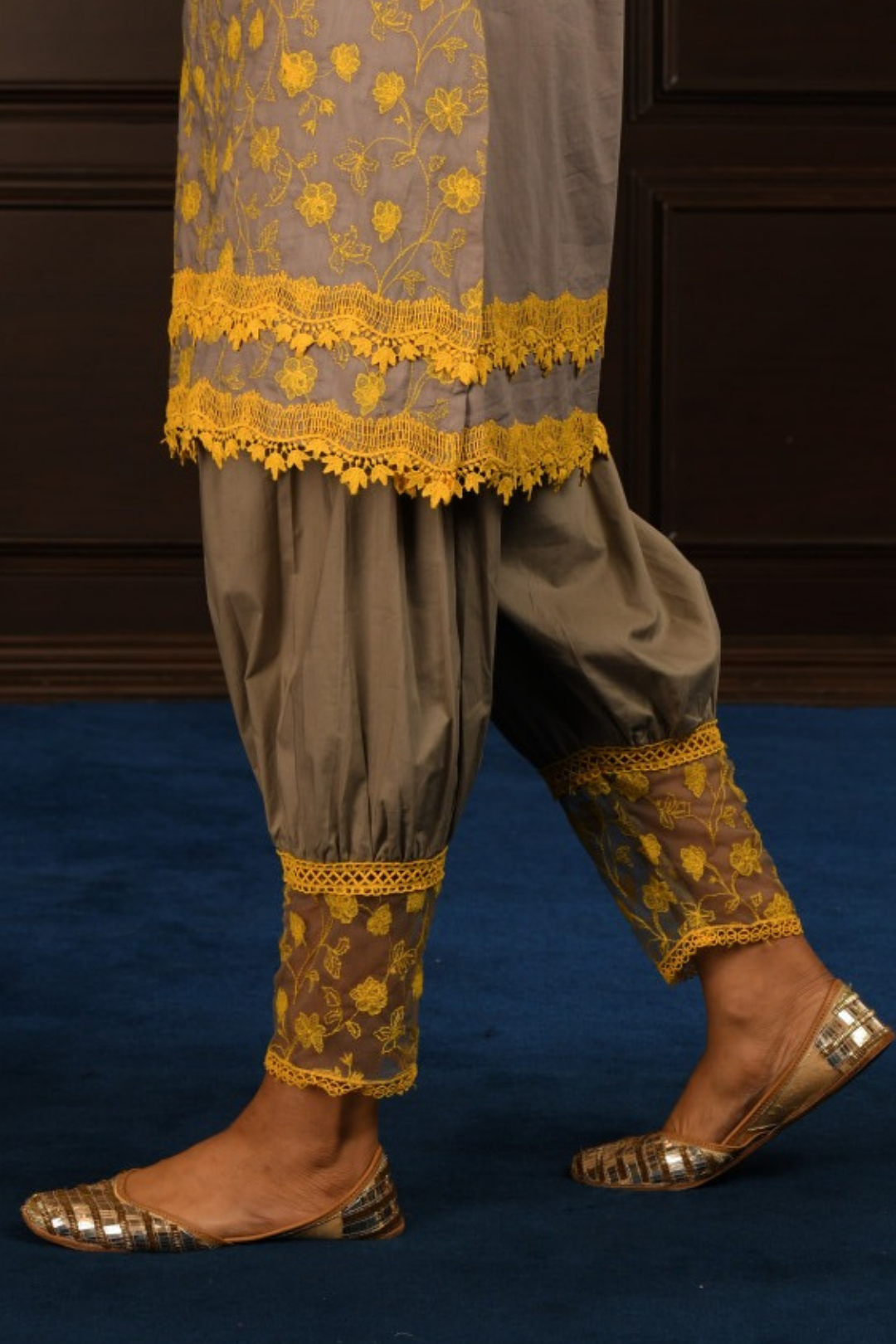 Mulmul Cotton ALEEZA Kurta With ALEEZA PANT