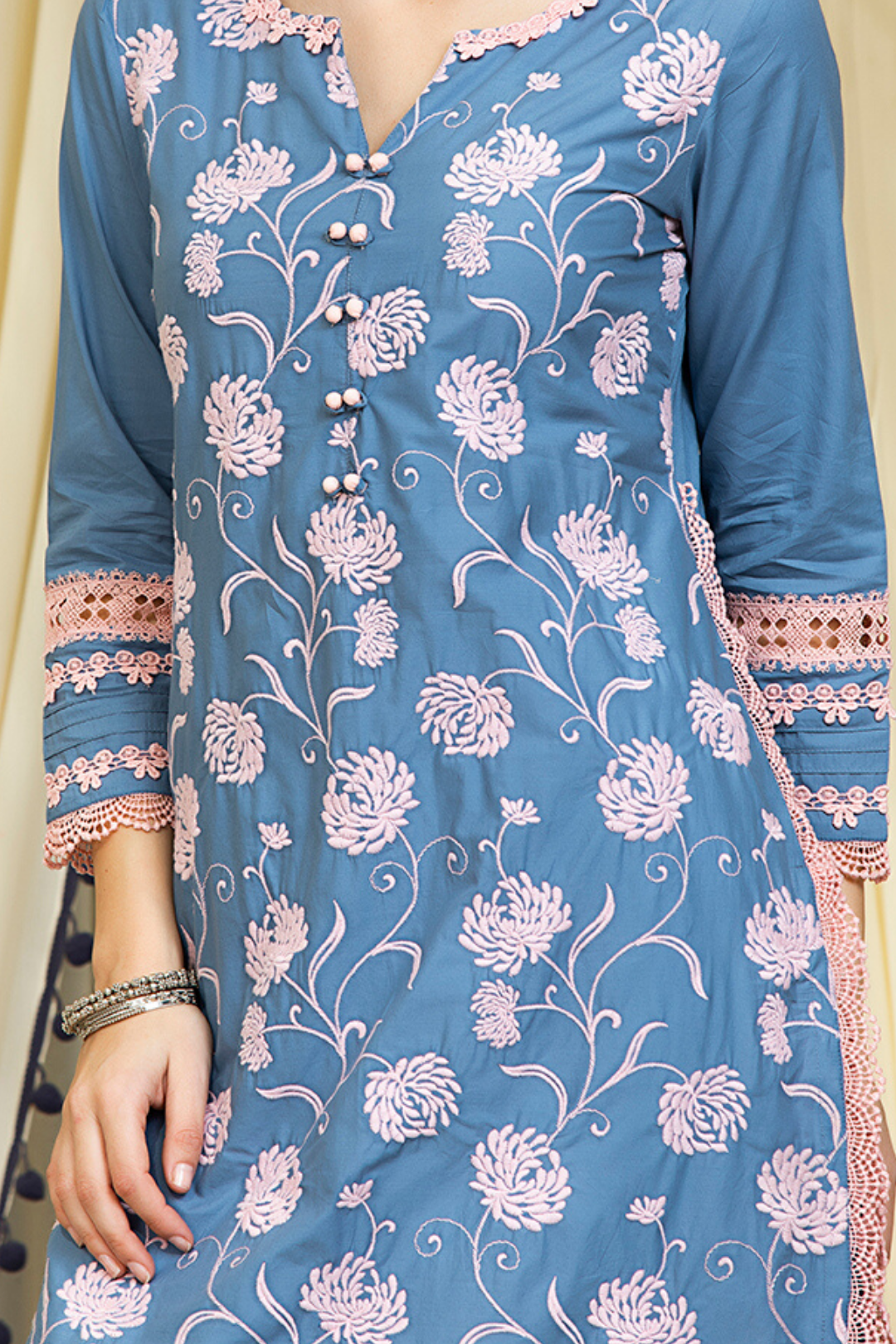 Mulmul Cotton Claudia Kurta