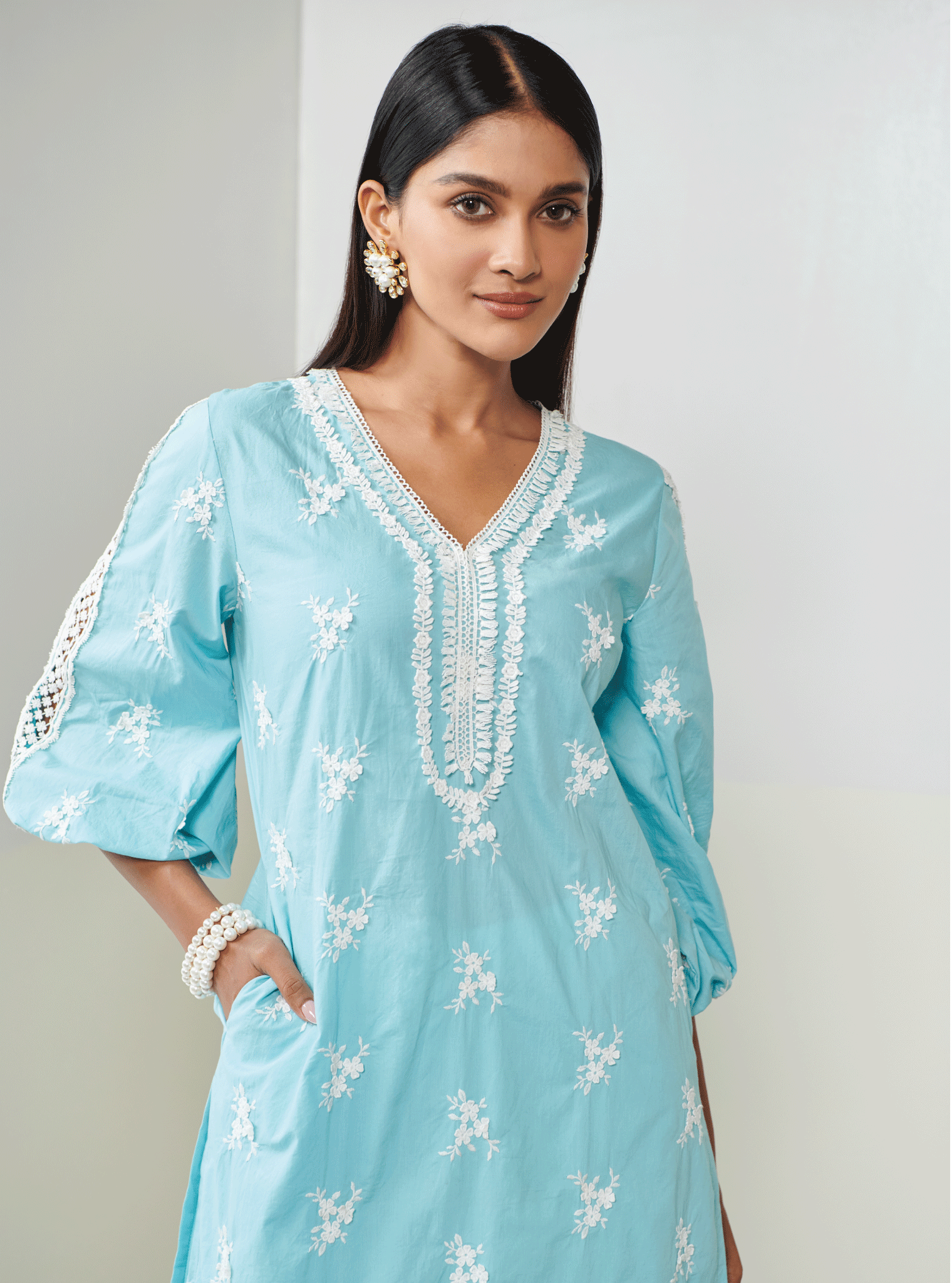 Mulmul Cotton Shane Turq Kurta