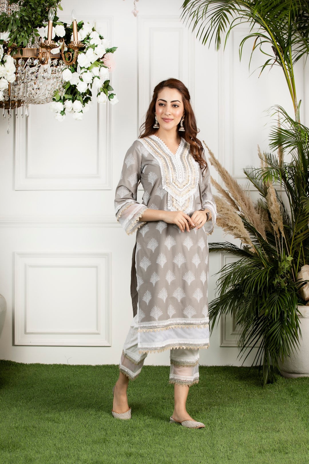 Mulmul Cotton Maple Kurta